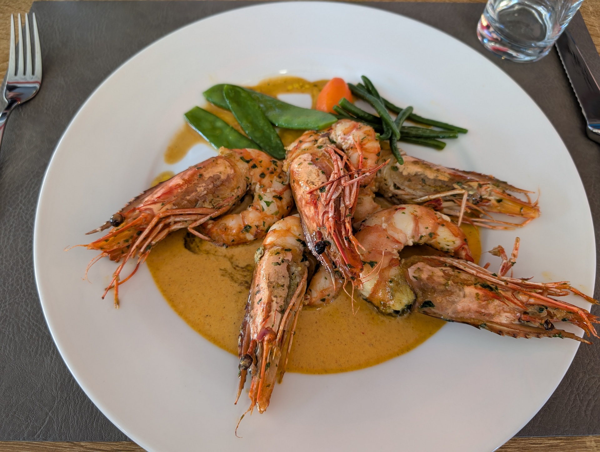 Assiette de crevettes